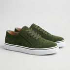 Damskie sneakersy na platformie ze sznurowaniem i zamkniętym przodem