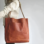 Damska torba typu tote z uchwytami i zapięciem górnym
