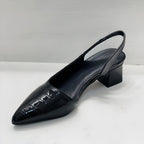 Damskie Szpilki z spiczastym noskiem i zapięciem slingback