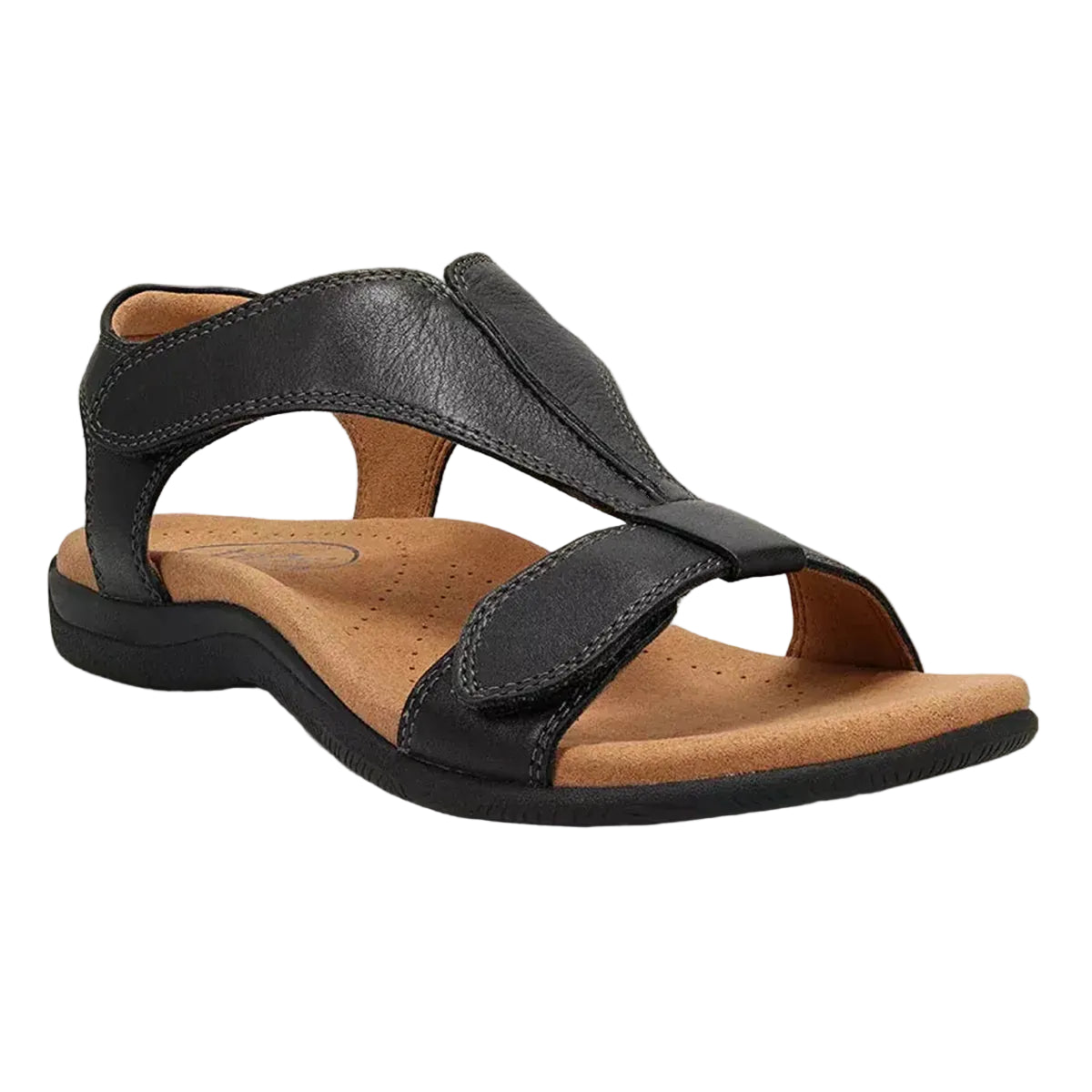 Damskie sandały z odkrytymi palcami i zapięciem na rzep