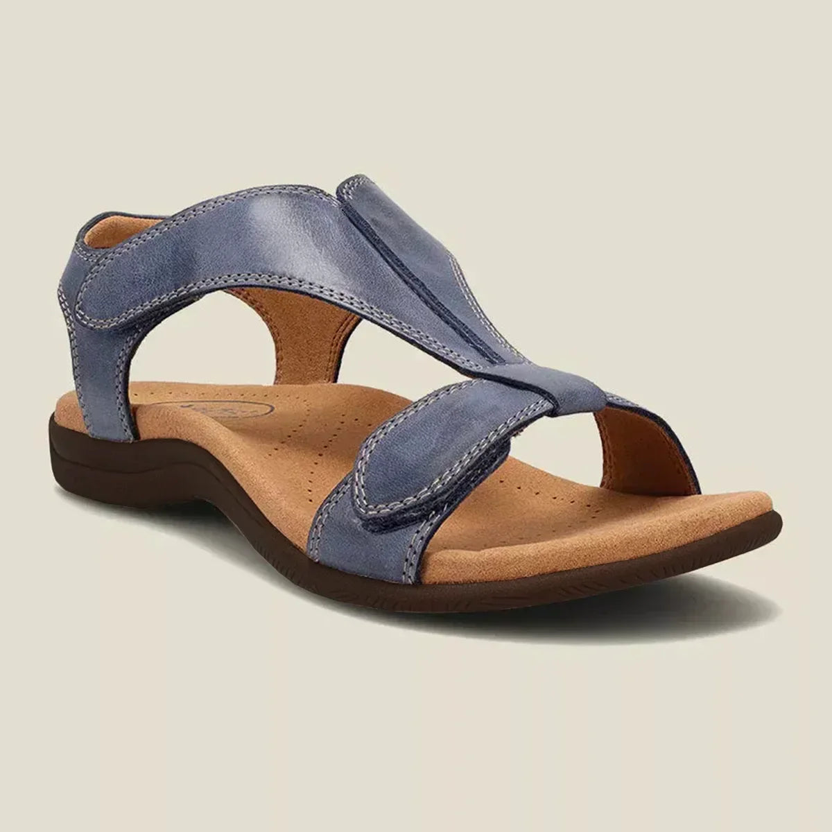 Damskie sandały z odkrytymi palcami i zapięciem na rzep