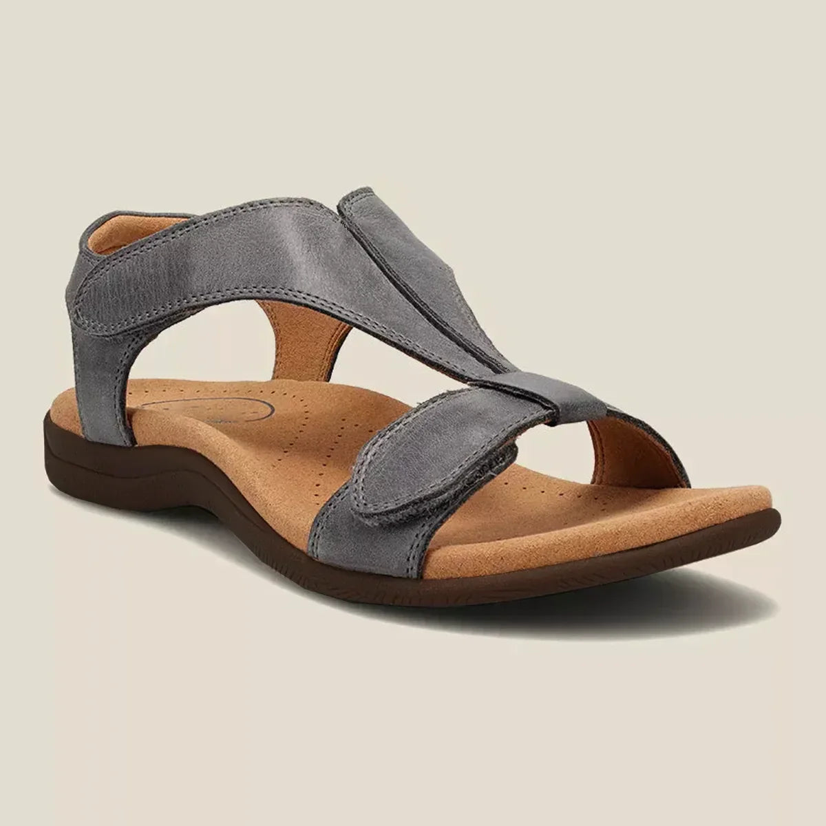 Damskie sandały z odkrytymi palcami i zapięciem na rzep