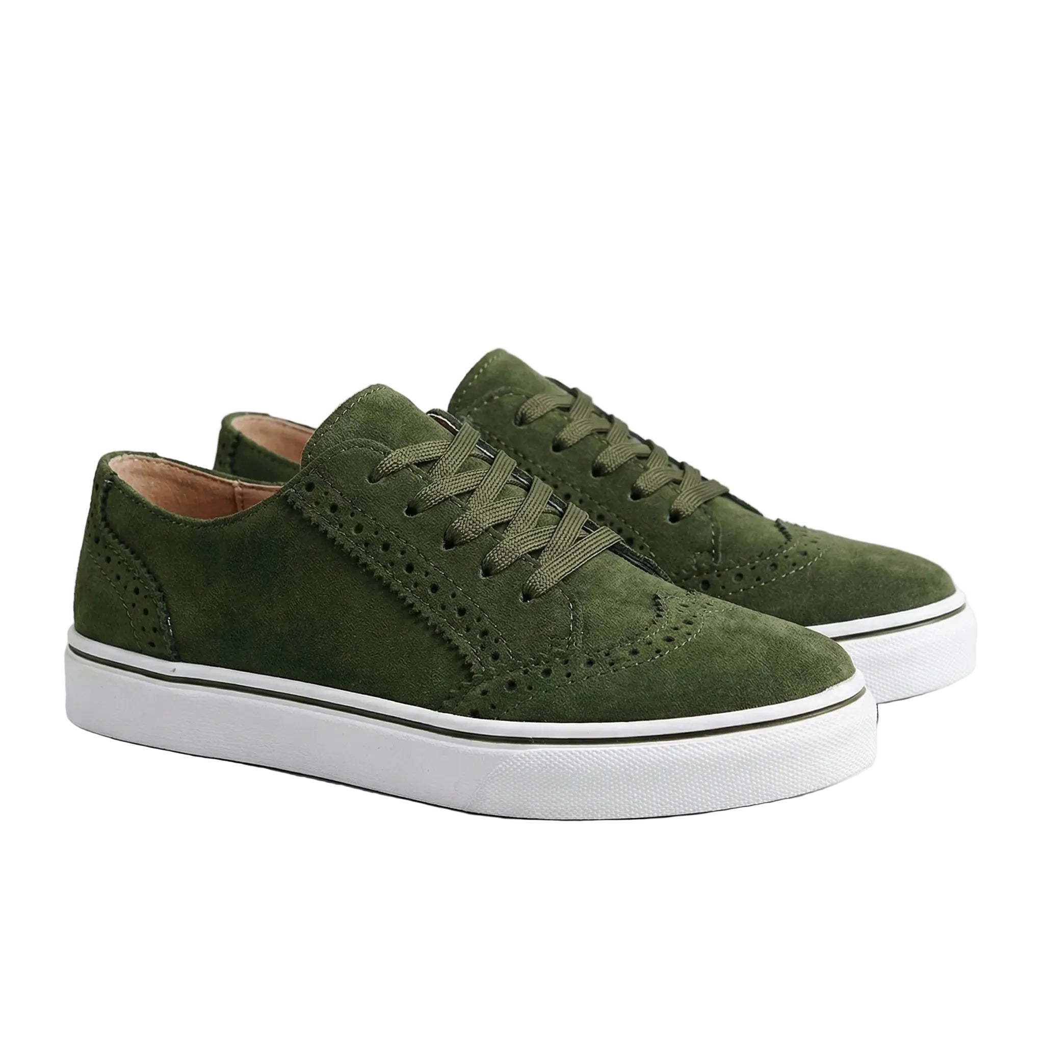 Damskie sneakersy na platformie ze sznurowaniem i zamkniętym przodem