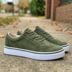Damskie sneakersy na platformie ze sznurowaniem i zamkniętym przodem
