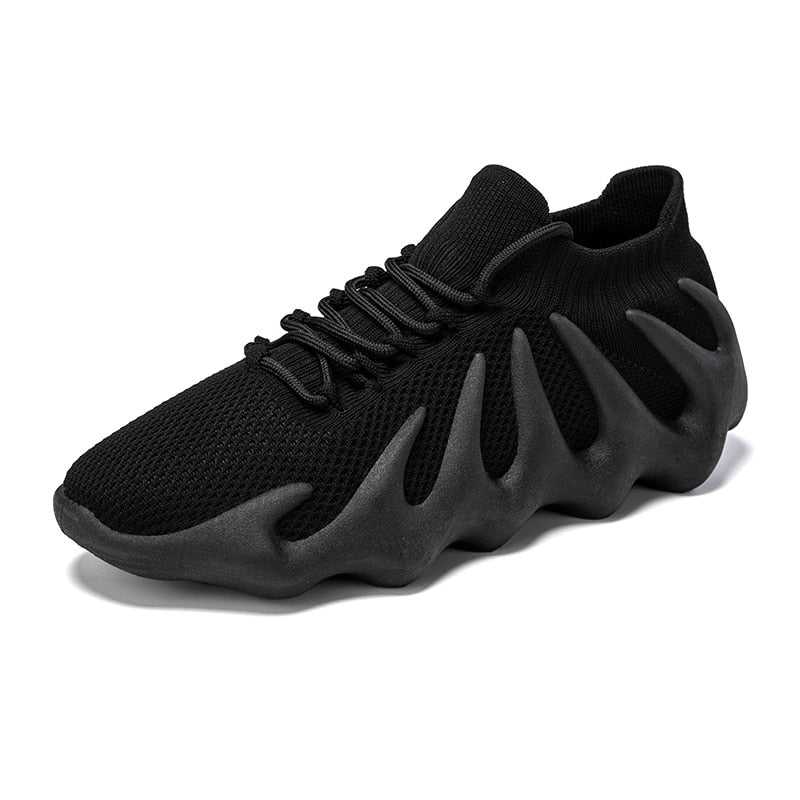 Męskie sneakersy z siateczkowym cholewką i sznurowaniem