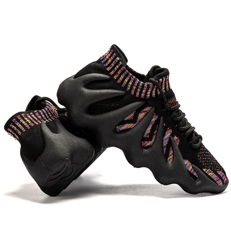Męskie sneakersy z siateczkowym cholewką i sznurowaniem