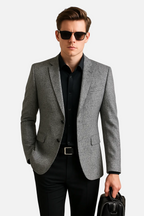 Męska marynarka slim fit bez prasowania