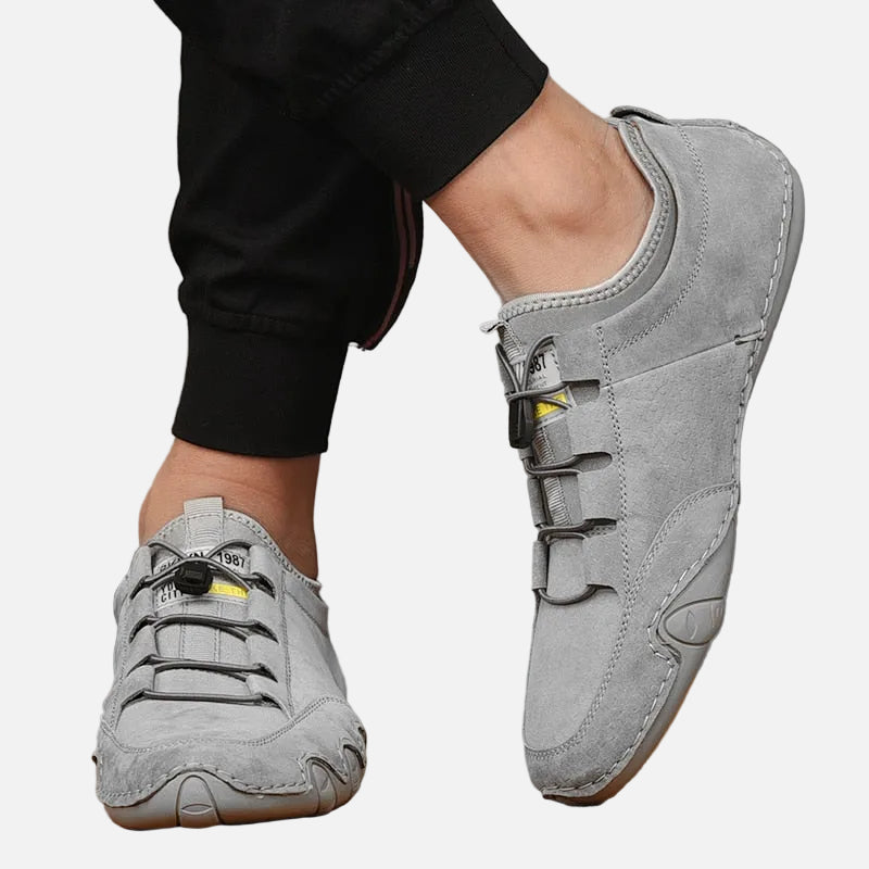 Męskie buty wsuwane z niską cholewką