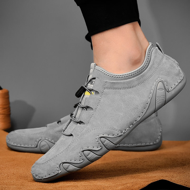 Męskie buty wsuwane z niską cholewką