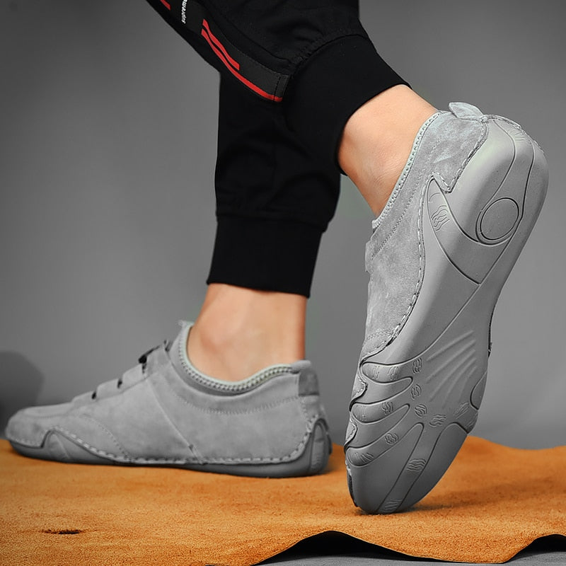 Męskie buty wsuwane z niską cholewką