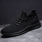 Męskie sneakersy z siateczkową cholewką i sznurowaniem