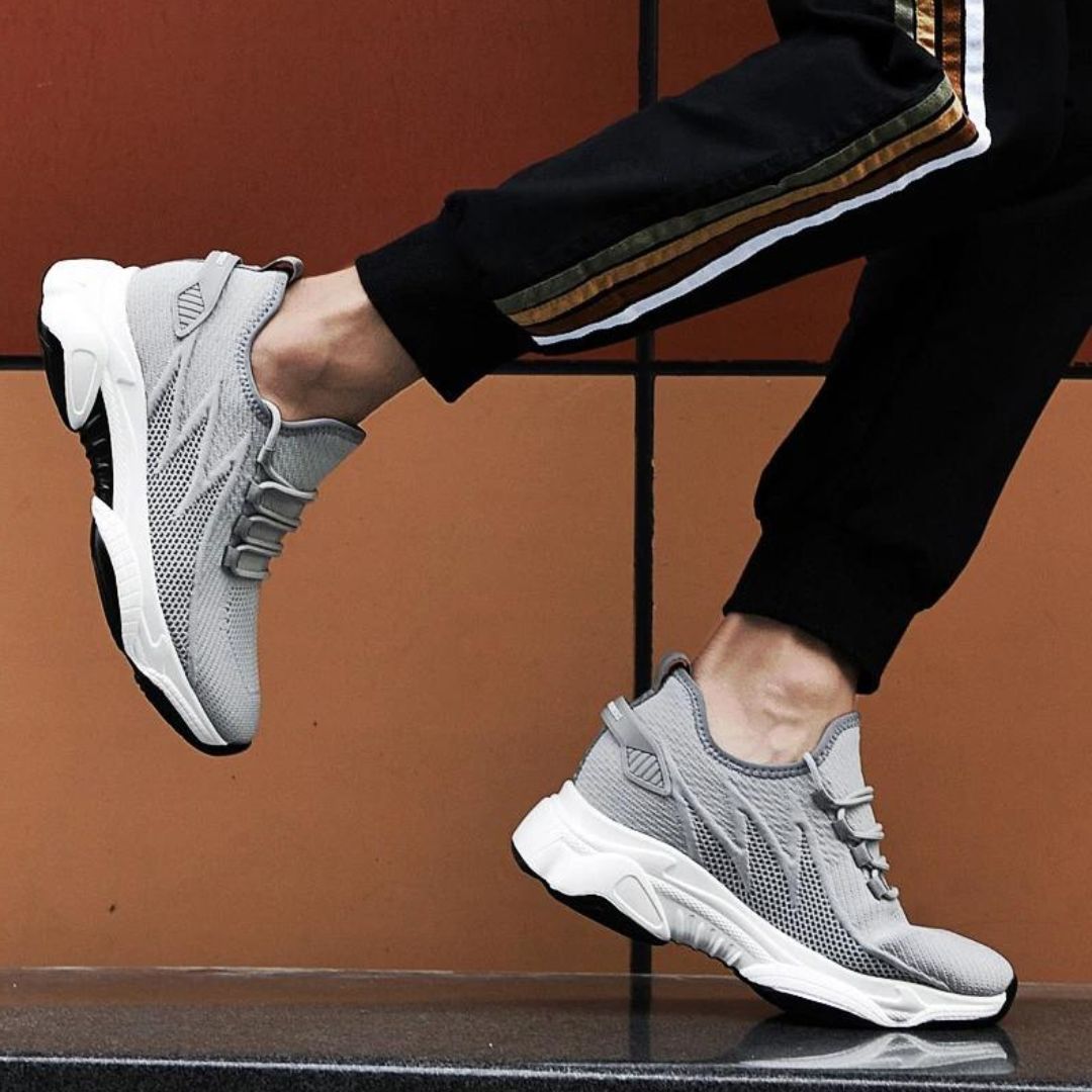 Męskie sneakersy z podwyższoną wkładką wewnętrzną