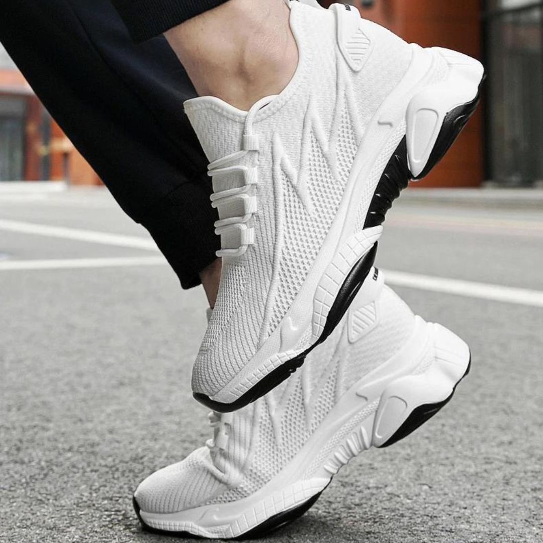 Męskie sneakersy z podwyższoną wkładką wewnętrzną
