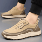 Męskie sneakersy z zaokrąglonym noskiem i profilowaną podeszwą