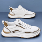 Męskie sneakersy z zaokrąglonym noskiem i profilowaną podeszwą