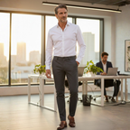 Męskie spodnie chino skinny fit