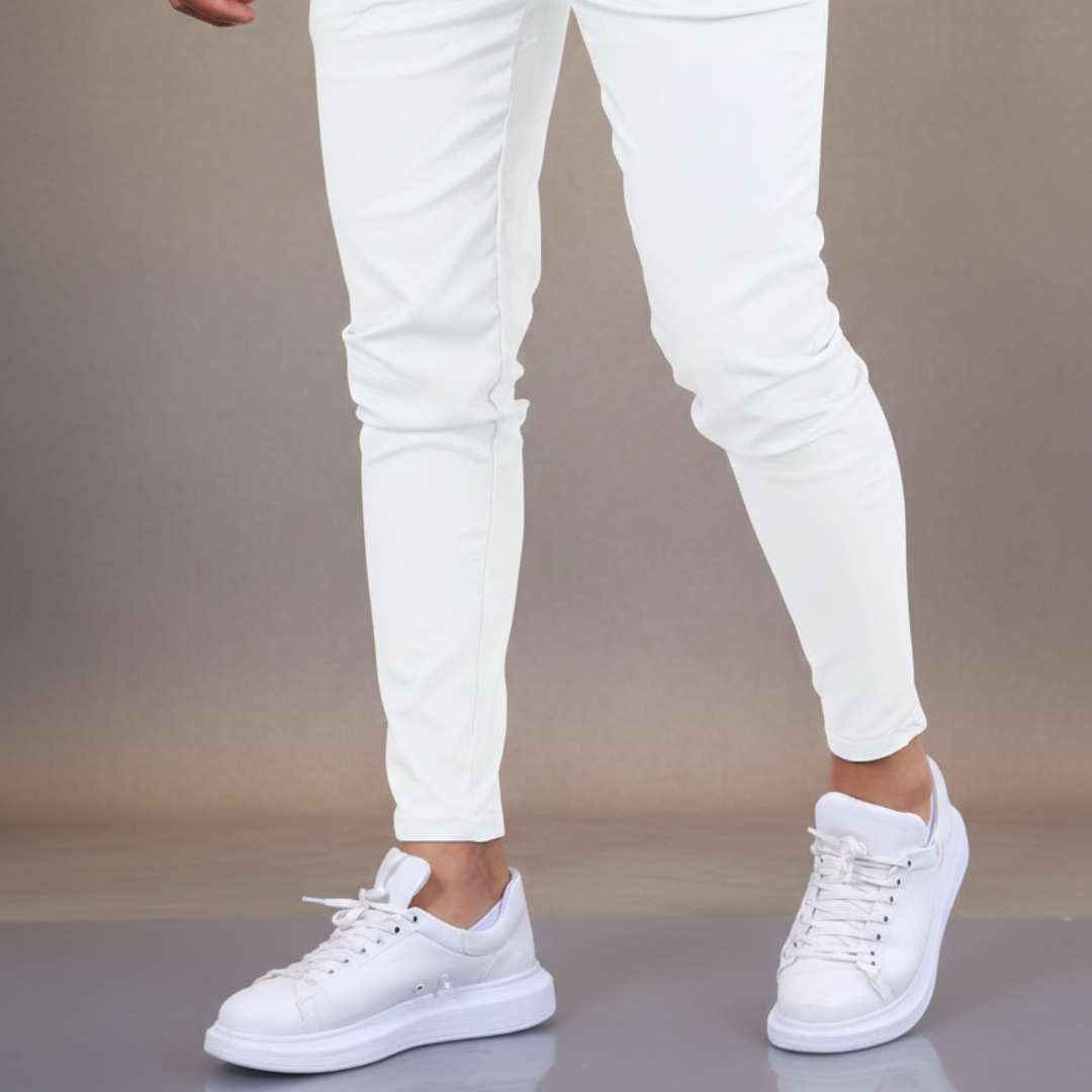 Męskie spodnie chino skinny fit