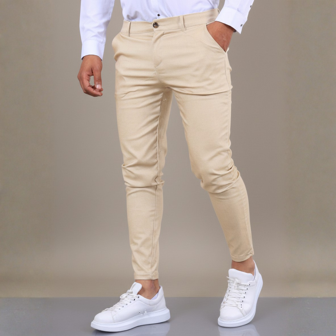 Męskie spodnie chino skinny fit