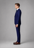 Męskie trzyczęściowy garnitur slim fit z jednorzędową marynarką